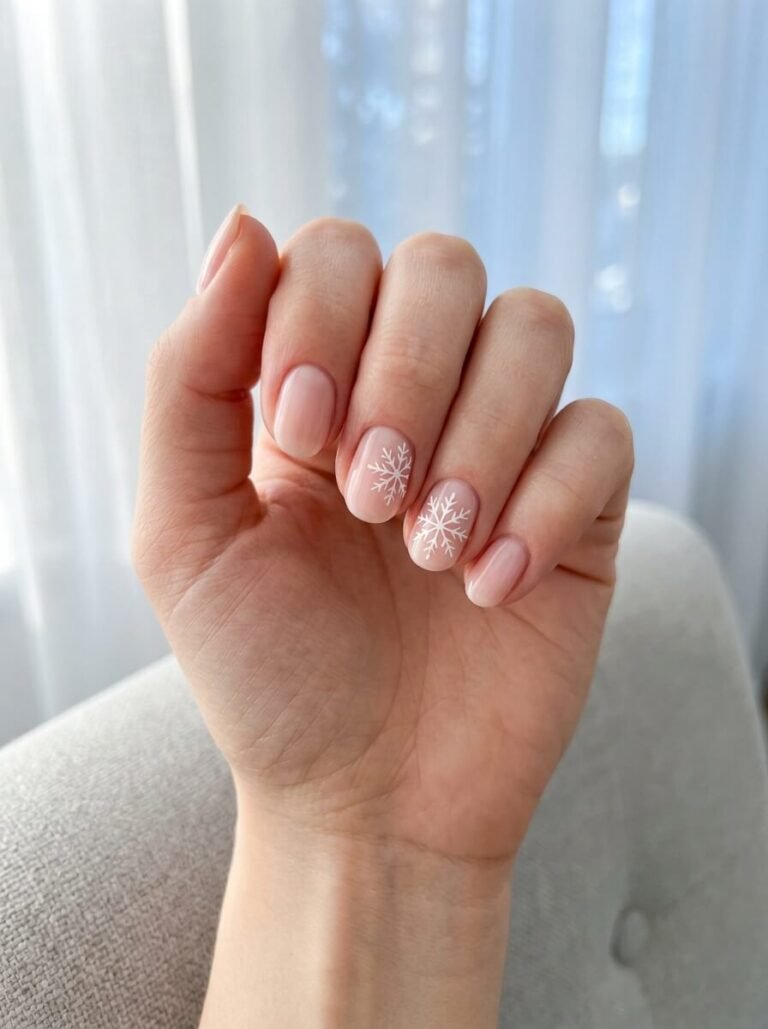 15 Christmas Nails Minimalist Ideas for Business Owners