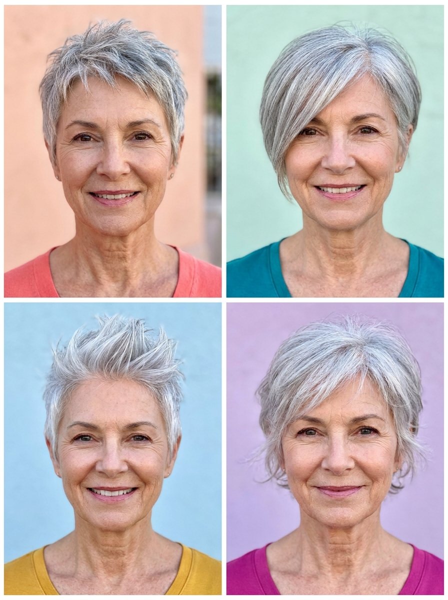 20 Gray Pixie Cuts for Older Women That Look Fresh, Modern, and Easy